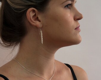 Rhombus Necklace , Geometric Silver Necklace , Minimalist Necklace , Rhombus Pendant , Geometric Jewelry , Everyday Necklace