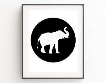 Nursery Gallery Wall, Elephant Wall Print, Above Crib Decor, Art Above Crib, Boho Nursery Decor, Nordic Style, Boho Tribal Nursery, Elephant