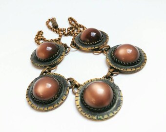 Vintage bohemian hippie necklace