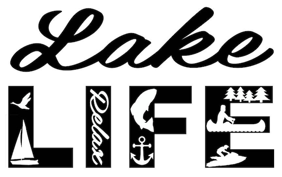 Download Lake Life SVG Cutting File for Cricut