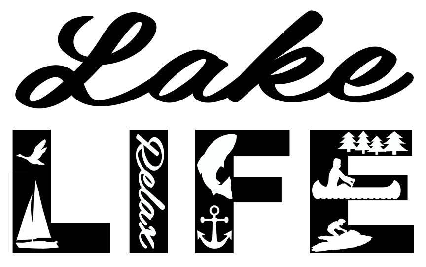 Lake Life SVG Cutting File for Cricut