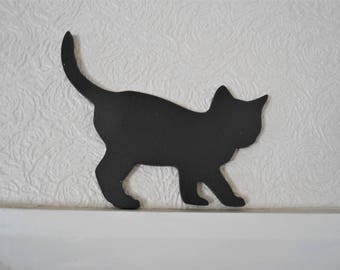 Unique MDF Kitten Silhouette for Door Frames, Shelves, Skirting boards.