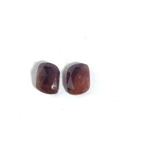 Sapphire faceted gemstone 8x11mm