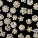 20pc set CLEAR Assorted Dainty Flatback Rhinestone Embellishment Button Brooches DIY wedding bridal favors bling invitations
