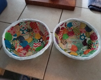 Pretty paper Machete bowls.