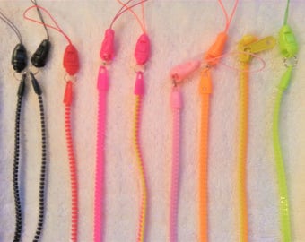ZIPPER LANYARD,ID Badge Lanyard,Plastic Lanyard,Children's Lanyard,14 inch Lanyard,Nine Colors to choose from,Accessories,Stocking Stuffers