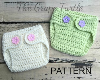 Crochet Diaper Cover PATTERN