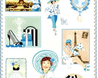 78 - Image sheet by cutting the belle epoque