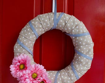 Pink Gerber Daisy Wreath