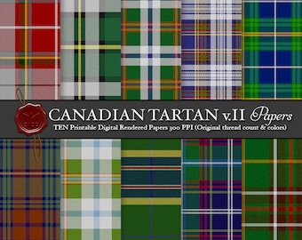 Digital Canadian tartans: Cape Breton, Inverness County, Lake Ainslie District, Newfoundland, Nova Scotia, Pictou County, Sons of Scotland