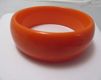 Orange Bakelite Bracelet