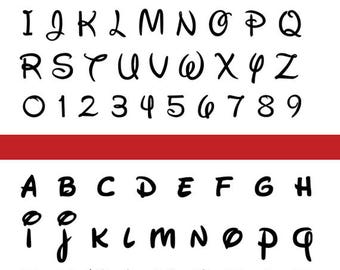 Disney Alphabet, Disney font, Disney svg, Minnie font, Mickey font, Font svg, Disney cricut, Disney cricut font, Minnie svg font, Minnie svg