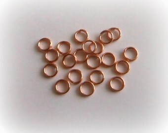 Double metal rings copper 5mm