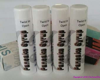Handmade All-Natural Pancake Syrup Flavored Lip Balm