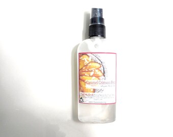 Caramel Crimson Pear Body Splash - 3 Types - Body Mist, Shimmering Body Spray - Spray Mist - Perfumed Spray - 4.7 oz