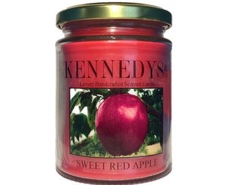 Sweet Red Apple Handcrafted Scented Candle
