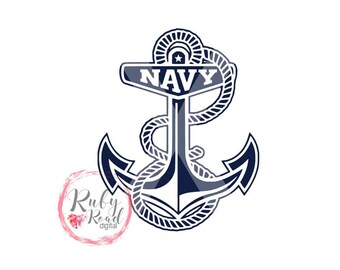 Navy logo | Etsy