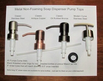 Soap Dispenser Pump, Replacement Soap Pumps, Wine Bottle Soap Pump, Liquor Bottle, Mason Jar Lid, Jack Daniels Bottle, Buy 3 Get 1 Free