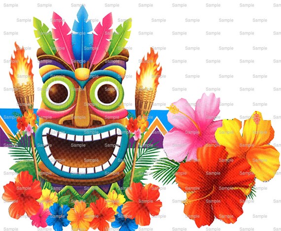 Tiki Mask Cake Toppers Tiki Mask Cake Toppers