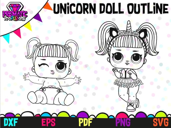 Free Free 189 Unicorn Lol Doll Svg SVG PNG EPS DXF File