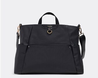 Black Diaper bag, Backpack Diaper bag, Changing bag, Stroller bag, Nappy bag, Baby Changing bag, Convertible Backpack, Black Diaper Bag