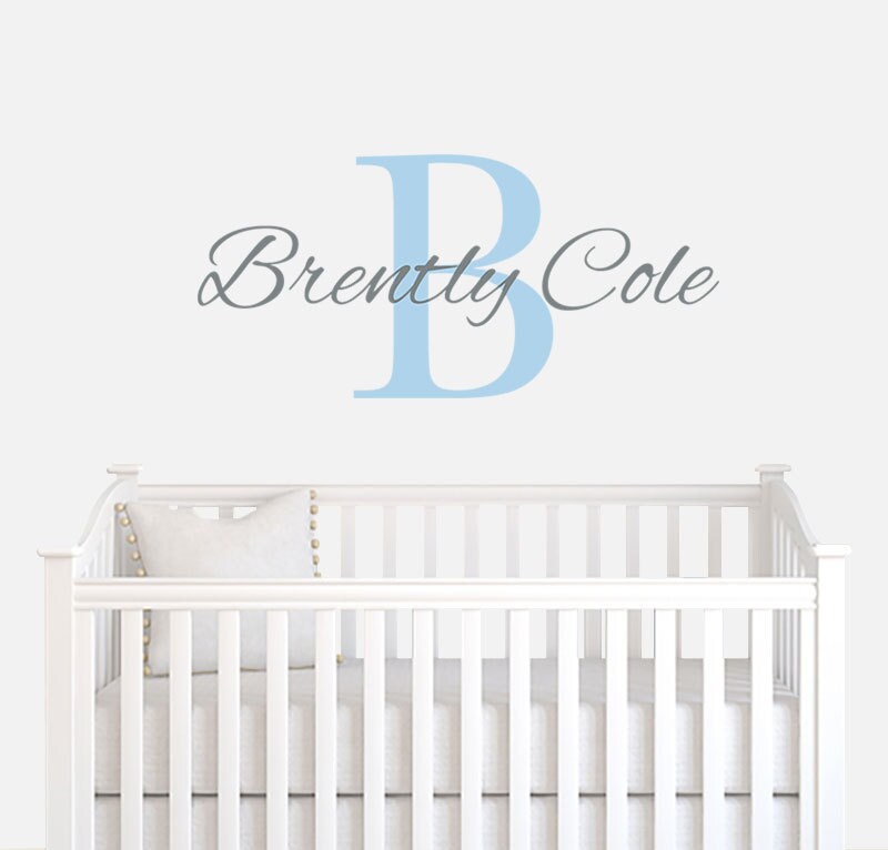 Vinyl Name Decal For Nursery or Kids Bedroom Personalized