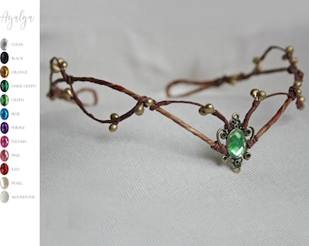 Woodland elf tiara - elven headpiece - fairy crown