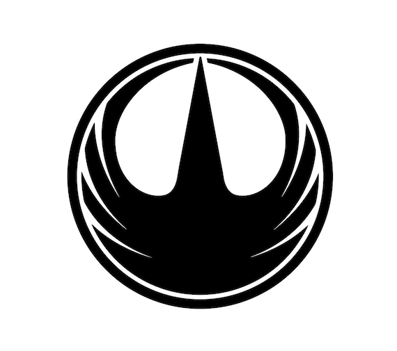 Rogue One Icon Logo Plotted Vinyl Decal Star Wars