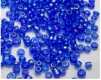 200 g 2 mm dark blue seed beads