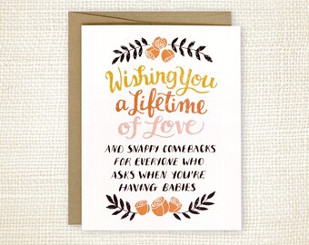 Happy marriage cards Etsy