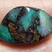 Dark Australian boulder opal