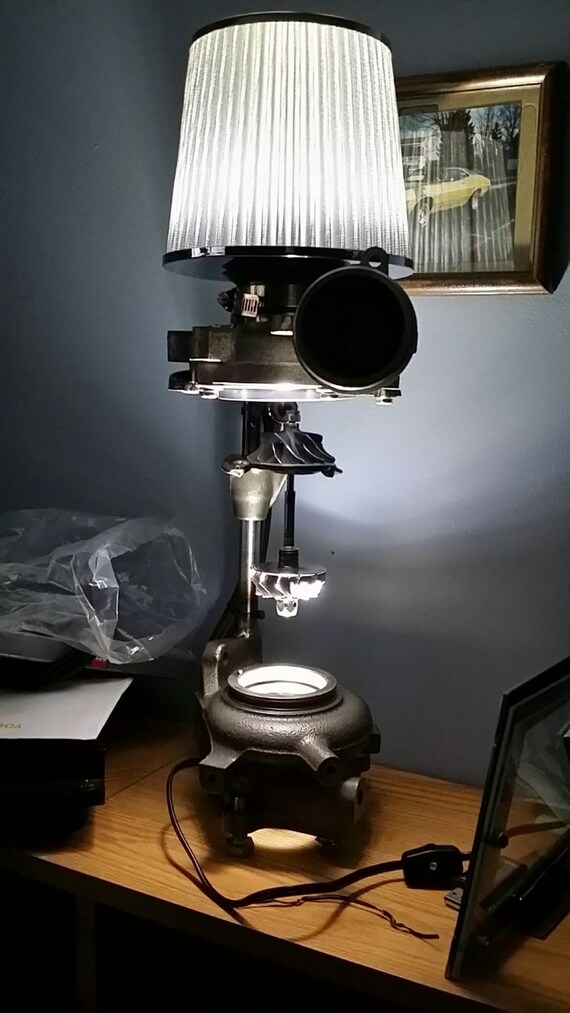 Items similar to Turbo Lamp, dual bulbs with white air filter. Perfect