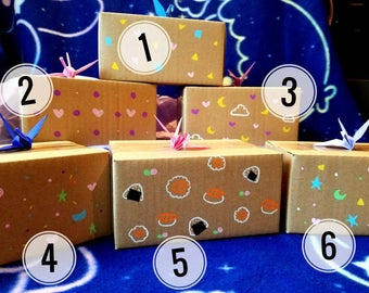 Fukubukuro Lucky Box 2018 - Multi-artist grab bag - artist surprise box - enamel pin value bundle - New Year's lucky box - mystery box