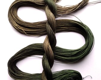 Size 10 "Adventurer" hand dyed thread 6 cord cordonnet tatting crochet cotton