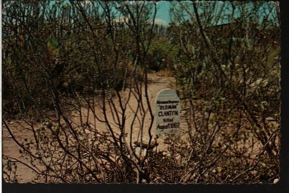 Boothill Graveyard – Tombstone, Arizona – 1971 + Vintage Souvenir Plastichrome Postcard