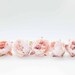 5 Mini Peonies in Light Pink - Silk Artificial Flowers - ITEM 01211