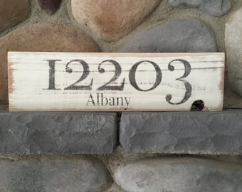 Personalized Zip Code Signs