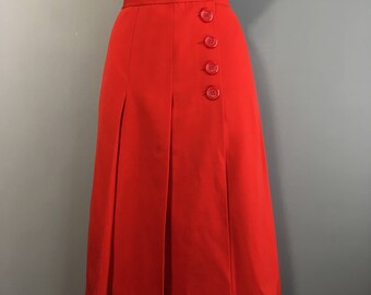 Vintage High waisted Pleated skirt by Chloe size 8- 10uk