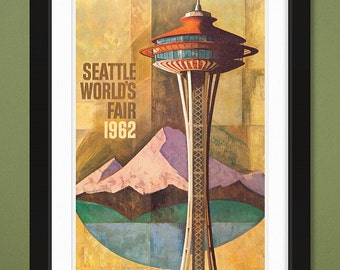 Seattle World's Fair 1962 (12x18 Heavyweight Art Print)