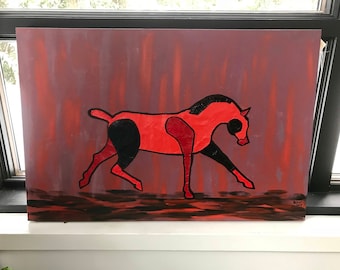 Abstract Horse paintings