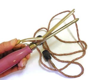 Vintage Curling Iron With Really Worn Out Cord
