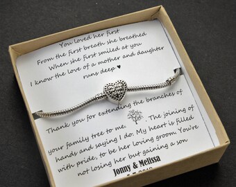 Mother of the Bride gift from groom Mother in law wedding gift future mother in law gift wedding gift Mother of the Groom gift from bride