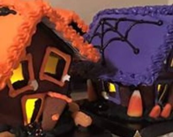 Halloween Gingerbread House