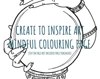 DIGITAL Mindful Colouring Page