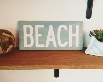 Beach Sign - Coastal Decor