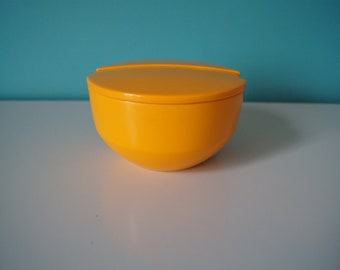 Rosti Denmark Melamine Mod Yellow Sugar Bowl with Lid - Soren Anderson Design