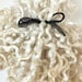 Teeswater Lamb Locks, Undyed, White, Tailspinning, 1 ounce, Doll Hair, Wool, Spin, Felt, Fleece, Sweeties