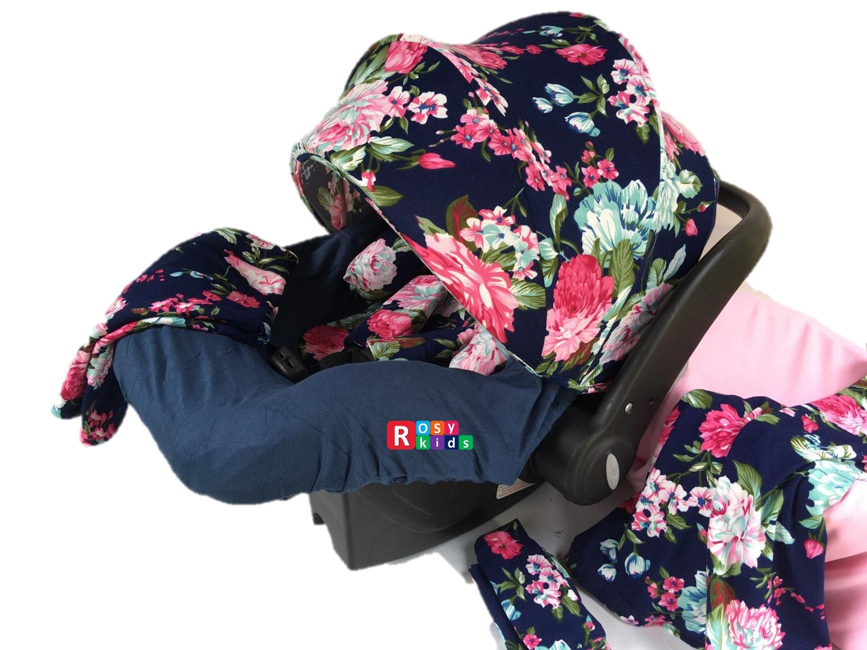 9pc Baby Boy Baby Girl Ultimate Set of Infant Car Seat Cover Canopy ... 9pc Baby Boy Baby Girl Ultimate Set of Infant Car Seat Cover Canopy ...