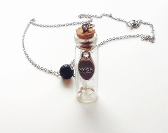 Wish necklace, diffuser jewelry, diffuser necklace, lava stone, lava bead, lava necklace, oils necklace, young living, doterra, bead, stone