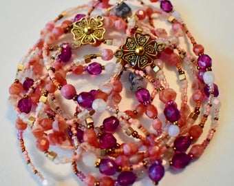 Two Czech Glass Bohemian Beaded Necklaces